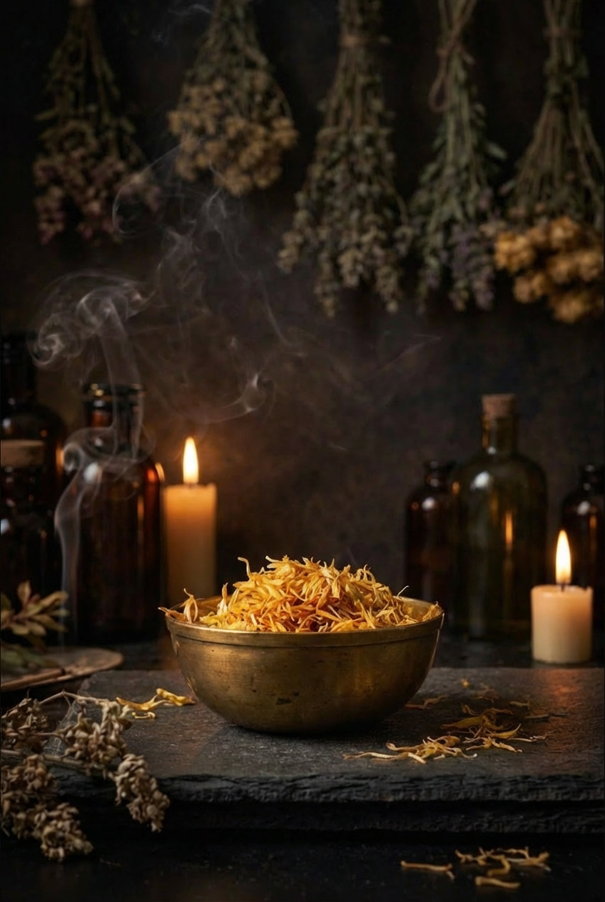 Marigold Calendula Powder | Dried Calendula | Ritual Herb | Botanical Herbs | Spiritual Herbs