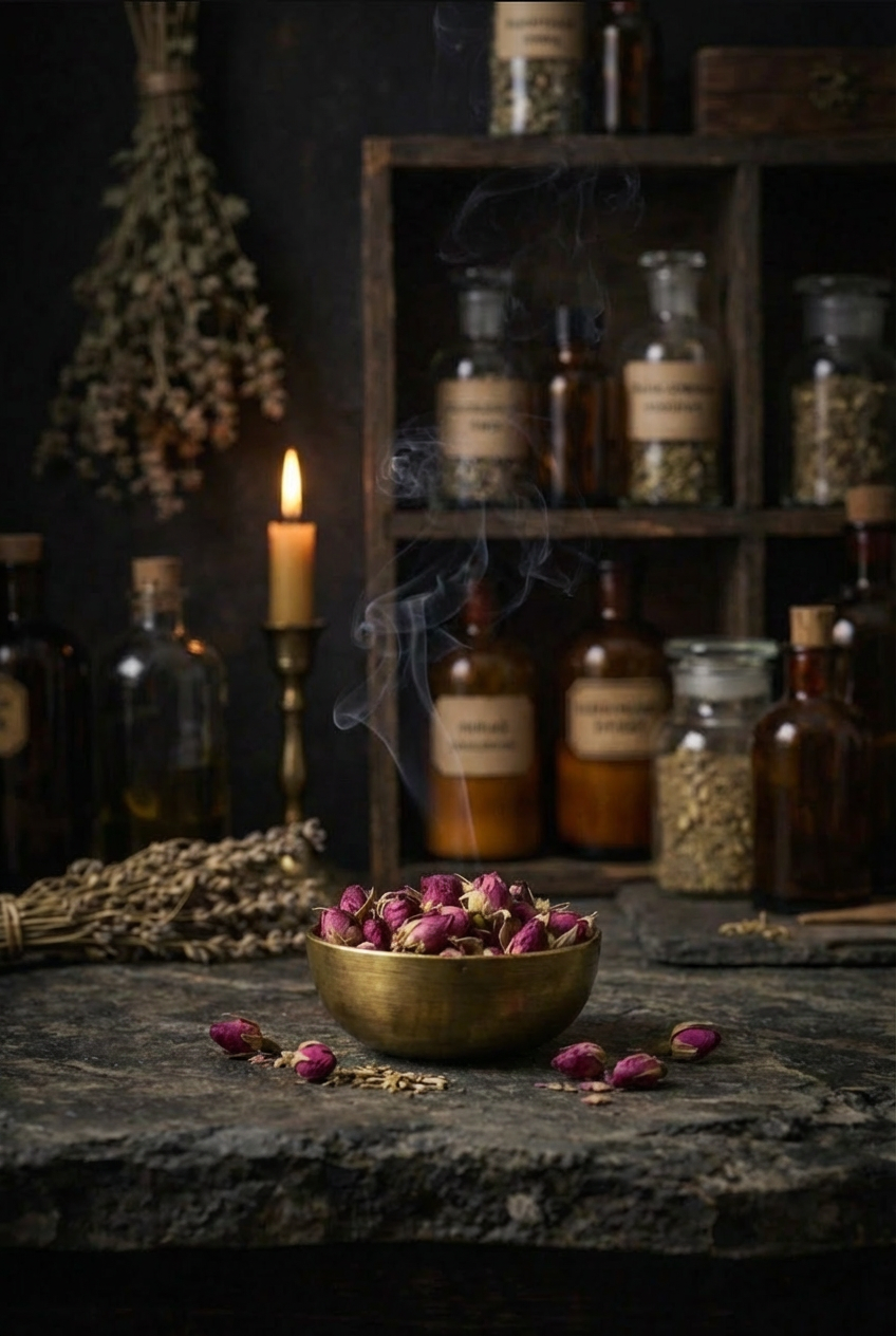 Rose Buds Dried Flower | Ritual Herb | Botanical Rose Petals | Spiritual Bath Herbs | Rosa