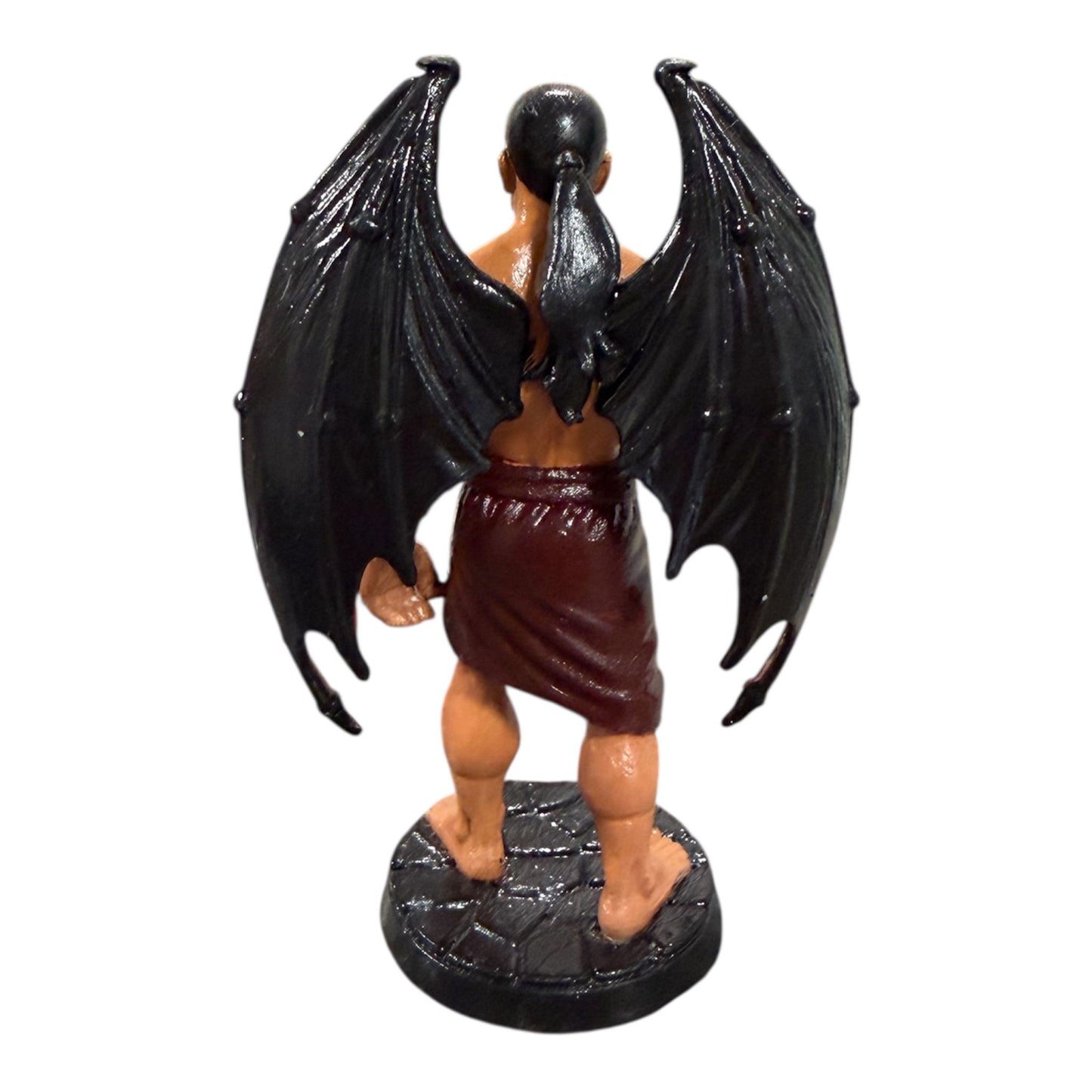 Exu Morcego -4-7 Spirit Figure – Hand-Painted Resin Art – Unique Altar Decor – Miami Handmade