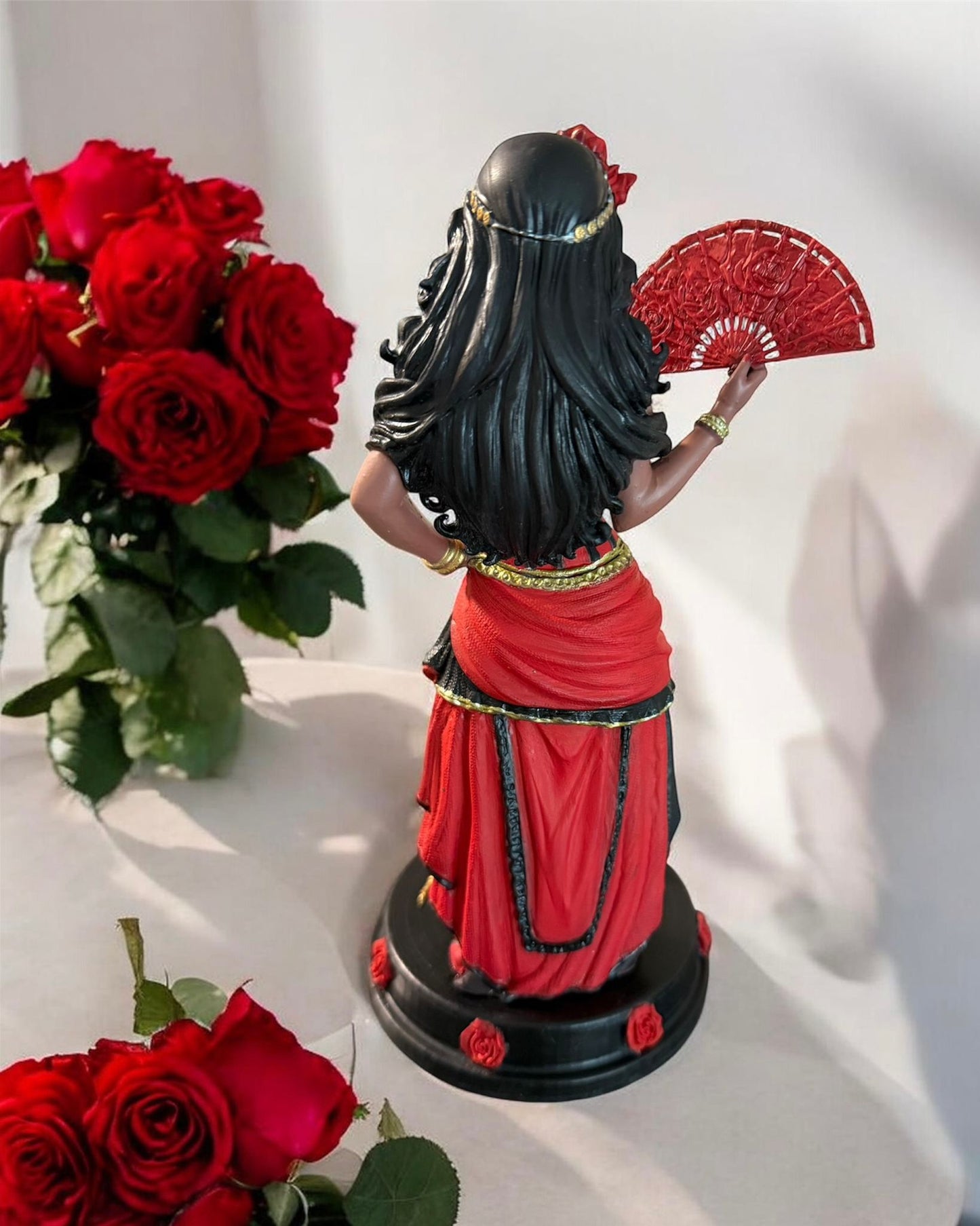 Custom Pombogira Statue 10” – Exclusive 7 Guardians Model – Handmade & Hand-Painted Resin – Personalized Sculpture