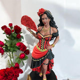 Custom Pombogira Statue 10” – Exclusive 7 Guardians Model – Handmade & Hand-Painted Resin – Personalized Sculpture